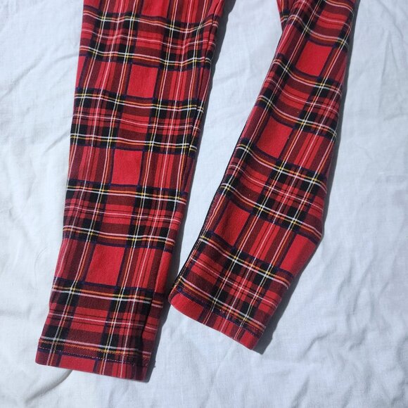Nygard Luxe Slims Pant Jegging Womens size Large 14-16 Red Tartan Plaid - Picture 4 of 8